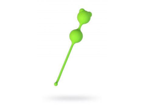 Kulki waginalne silikonowe A Toys Meeko zielone 16 cm - 3