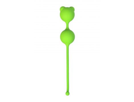 Kulki waginalne silikonowe A Toys Meeko zielone 16 cm - 2