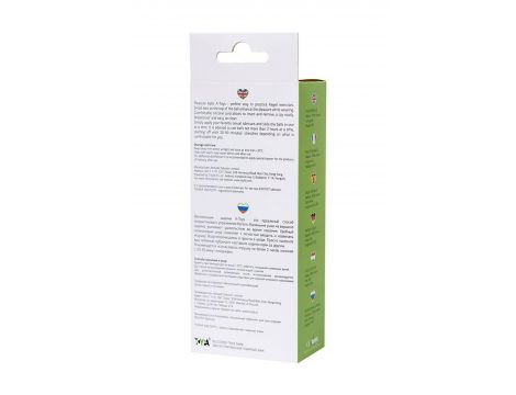 Kulki waginalne silikonowe A Toys Meeko zielone 16 cm - 5