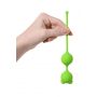 Kulki waginalne silikonowe A Toys Meeko zielone 16 cm - 5