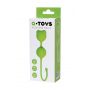 Kulki waginalne silikonowe A Toys Meeko zielone 16 cm - 2