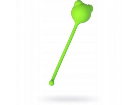 Kulki waginalne silikonowe A Toys zielone 12 cm - 4