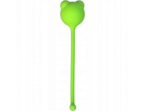 Kulki waginalne silikonowe A Toys zielone 12 cm - 5