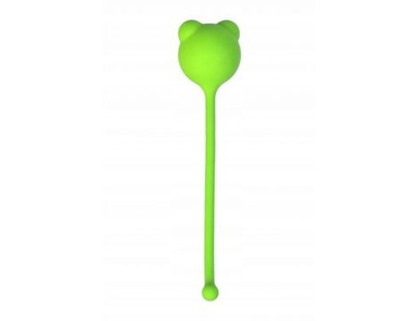 Kulki waginalne silikonowe A Toys zielone 12 cm - 2