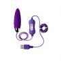 Jajko wibrujące Cony A Toys silikonowe fioletowe z pilotem 7,6 cm - 3