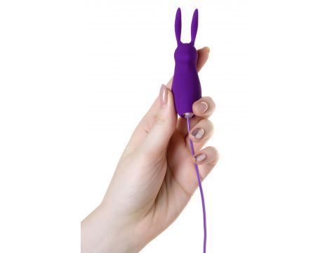 A-TOYS, Vibro egg 'Bunny', with control panel, silicone, violet - 5