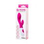 Wibrator króliczek A-Toys Fela silikonowy różowy 20,5 cm - 3