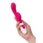 A-TOYS, Vibrator Nessy with Clitoral Stimulator, Silicone, Pink, 20 cm, 10 speeds, 2xAAA - 9