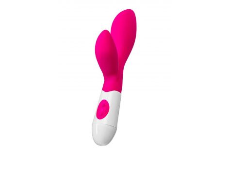 Wibrator króliczek Lilu A-Toys silikonowy różowy 20 cm - 2
