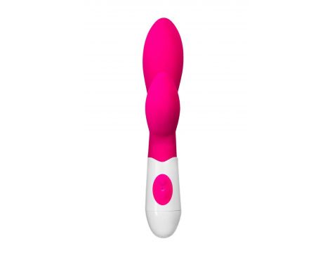Wibrator króliczek Lilu A-Toys silikonowy różowy 20 cm - 4