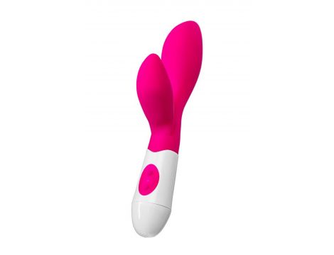 Wibrator króliczek Lilu A-Toys silikonowy różowy 20 cm - 5