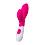 Wibrator króliczek Lilu A-Toys silikonowy różowy 20 cm - 6
