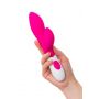 Wibrator króliczek Lilu A-Toys silikonowy różowy 20 cm - 4
