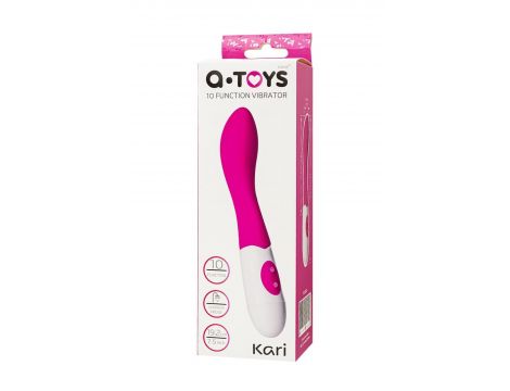 Wibrator punktu G silikonowy A-Toys Kari 12 cm 10 trybów