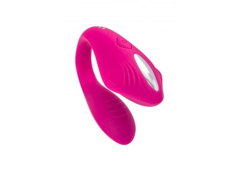 Wibrator podwójny Cobrum A Toys silikonowy różowy 9.6 cm - 11