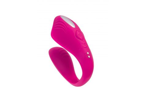 Wibrator podwójny Cobrum A Toys silikonowy różowy 9.6 cm - 5