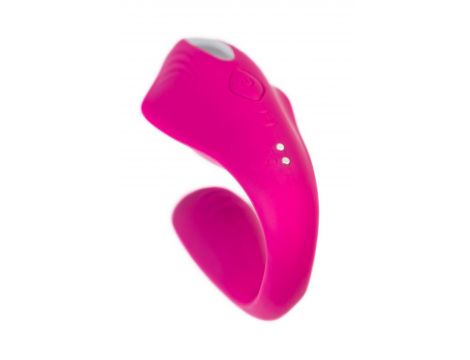 Wibrator podwójny Cobrum A Toys silikonowy różowy 9.6 cm - 6