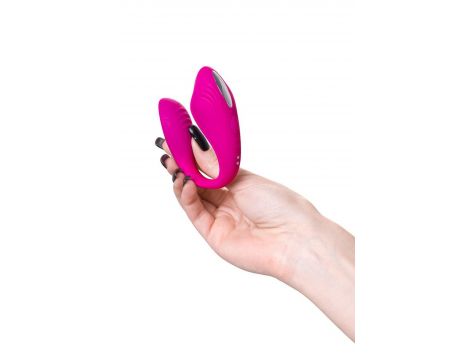 Wibrator podwójny Cobrum A Toys silikonowy różowy 9.6 cm - 12