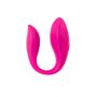 Wibrator podwójny Cobrum A Toys silikonowy różowy 9.6 cm - 2