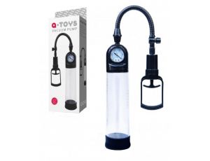 Pompka próżniowa A Toys silikonowa transparentna 20 cm