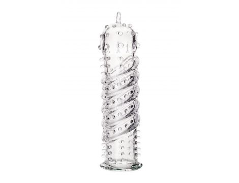 A-TOYS, Penis Sleeve, TPR, Transparent, 15.5 cm - 3
