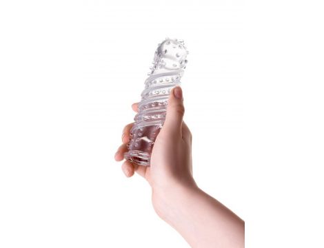 A-TOYS, Penis Sleeve, TPR, Transparent, 15.5 cm - 4