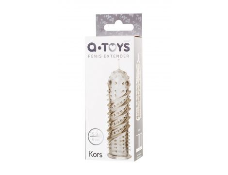 A-TOYS, Penis Sleeve, TPR, Transparent, 15.5 cm - 5