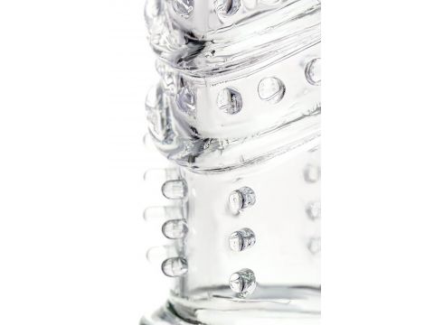 A-TOYS, Penis Sleeve, TPR, Transparent, 15.5 cm - 7