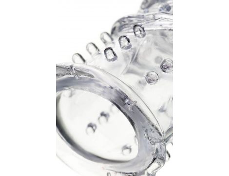 A-TOYS, Penis Sleeve, TPR, Transparent, 15.5 cm - 9