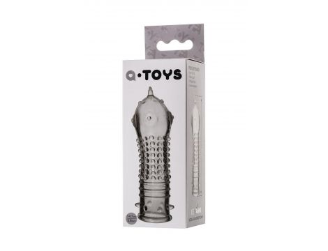 A-TOYS, Penis Sleeve, TPR, Transparent, 14.7 cm - 2