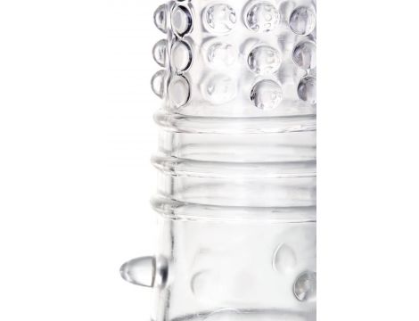 A-TOYS, Penis Sleeve, TPR, Transparent, 14.7 cm - 5