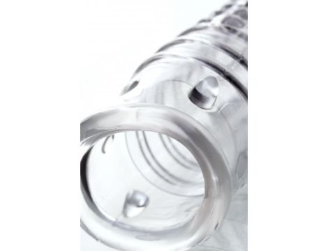 A-TOYS, Penis Sleeve, TPR, Transparent, 14.7 cm - 8