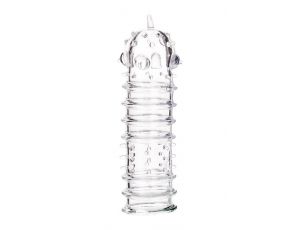 Osłona na penisa transparentna TPR A-Toys 15 cm