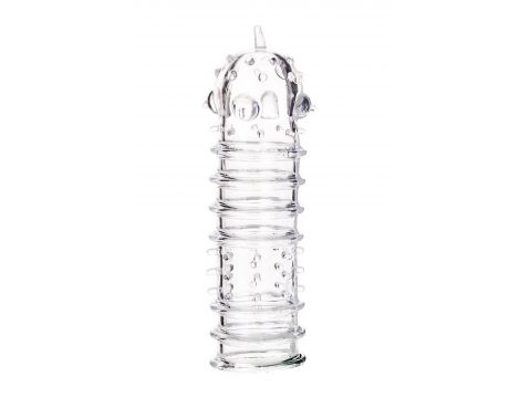Osłona na penisa transparentna TPR A-Toys 15 cm