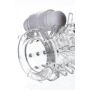 Transparentna nasadka na penisa A-Toys Fril z wibracją TPR 13 cm - 10