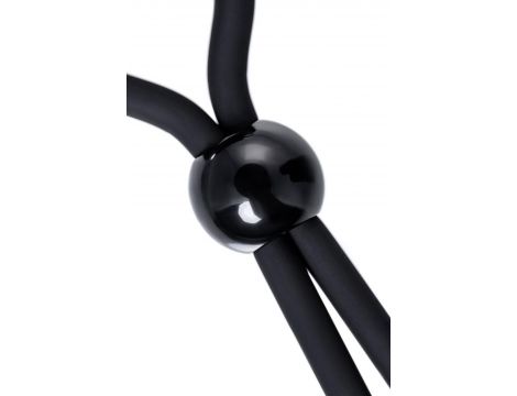 A-Toys Erection enhancing lasso Ect , black, silicone, 14cm - 7