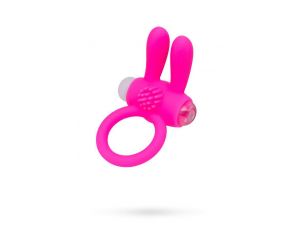 Silikonowy pierścień wibrujący Rabbi A Toys różowy 2.5 cm