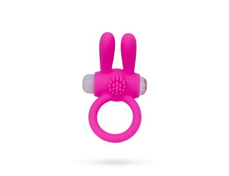 Silikonowy pierścień wibrujący Rabbi A Toys różowy 2.5 cm - 2