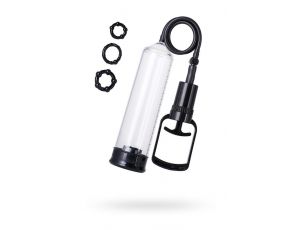 A-TOYS, Penis Pump, PVC, Black, 23.5 cm