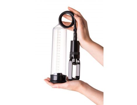 A-TOYS, Penis Pump, PVC, Black, 23.5 cm - 3