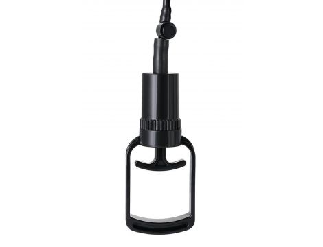 A-TOYS, Penis Pump, PVC, Black, 23.5 cm 3 cock rings included - 8