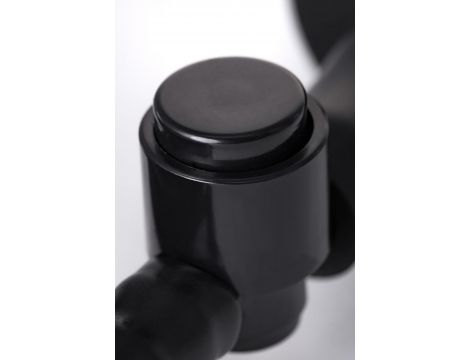 A-TOYS, Penis Pump, PVC, Black, 23.5 cm 3 cock rings included - 9