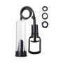 A-TOYS, Penis Pump, PVC, Black, 23.5 cm 3 cock rings included - 5