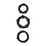 A-TOYS, Penis Pump, PVC, Black, 23.5 cm 3 cock rings included - 6