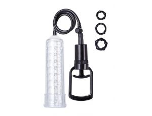 A-TOYS, Penis Pump, PVC, Transparent, 23.5 cm