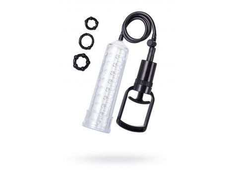 A-TOYS, Penis Pump, PVC, Transparent, 23.5 cm - 3
