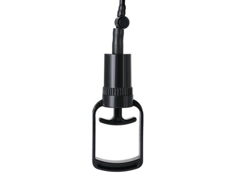 Pompka do penisa z wibracją A-Toys transparentna czarna 22,8 cm - 8