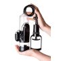 Pompka do penisa z wibracją A-Toys transparentna czarna 22,8 cm - 8