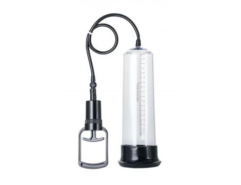 Pompka próżniowa A Toys PVC transparentna 27,5 cm z 3 pierścieniami - 2