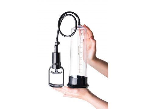 Pompka próżniowa A Toys PVC transparentna 27,5 cm z 3 pierścieniami - 4